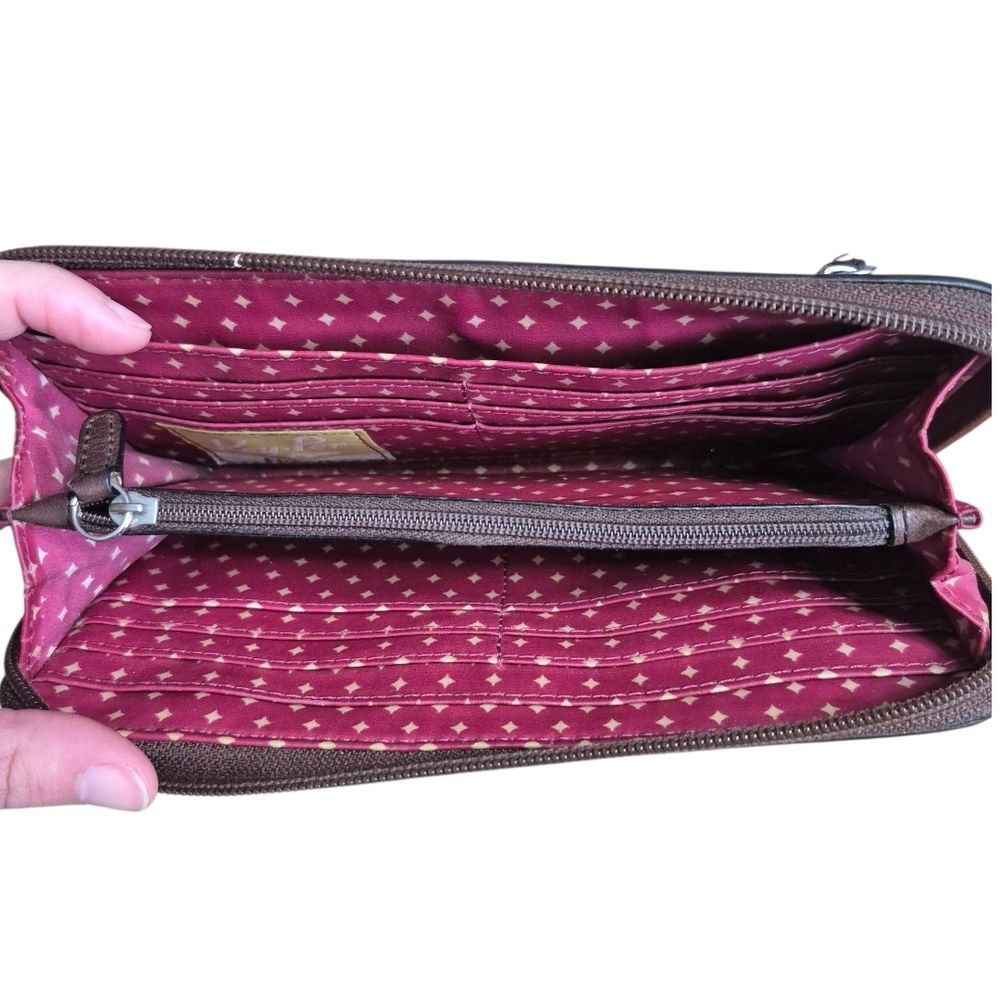 Fossil Women's Colorful Patterned Key-Per Zip Aro… - image 3